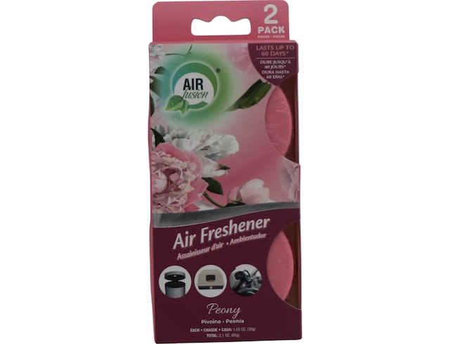 PEONY AIR FRESHENER AIR FUSION 1.5 OZ 2 PACK