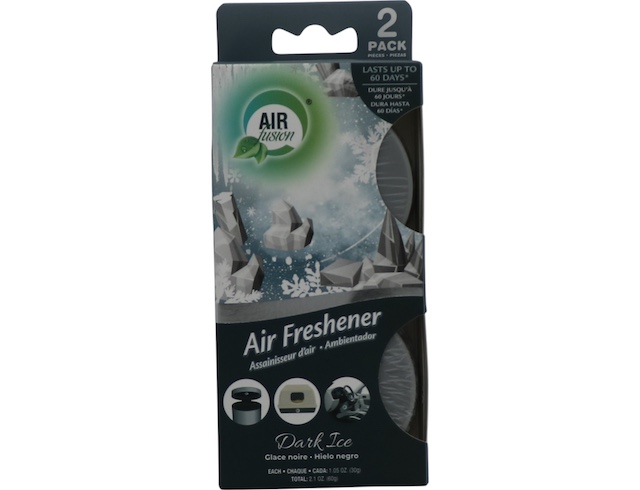 DARK ICE AIR FRESHENER AIR FUSION 1.5 OZ 2 PACK