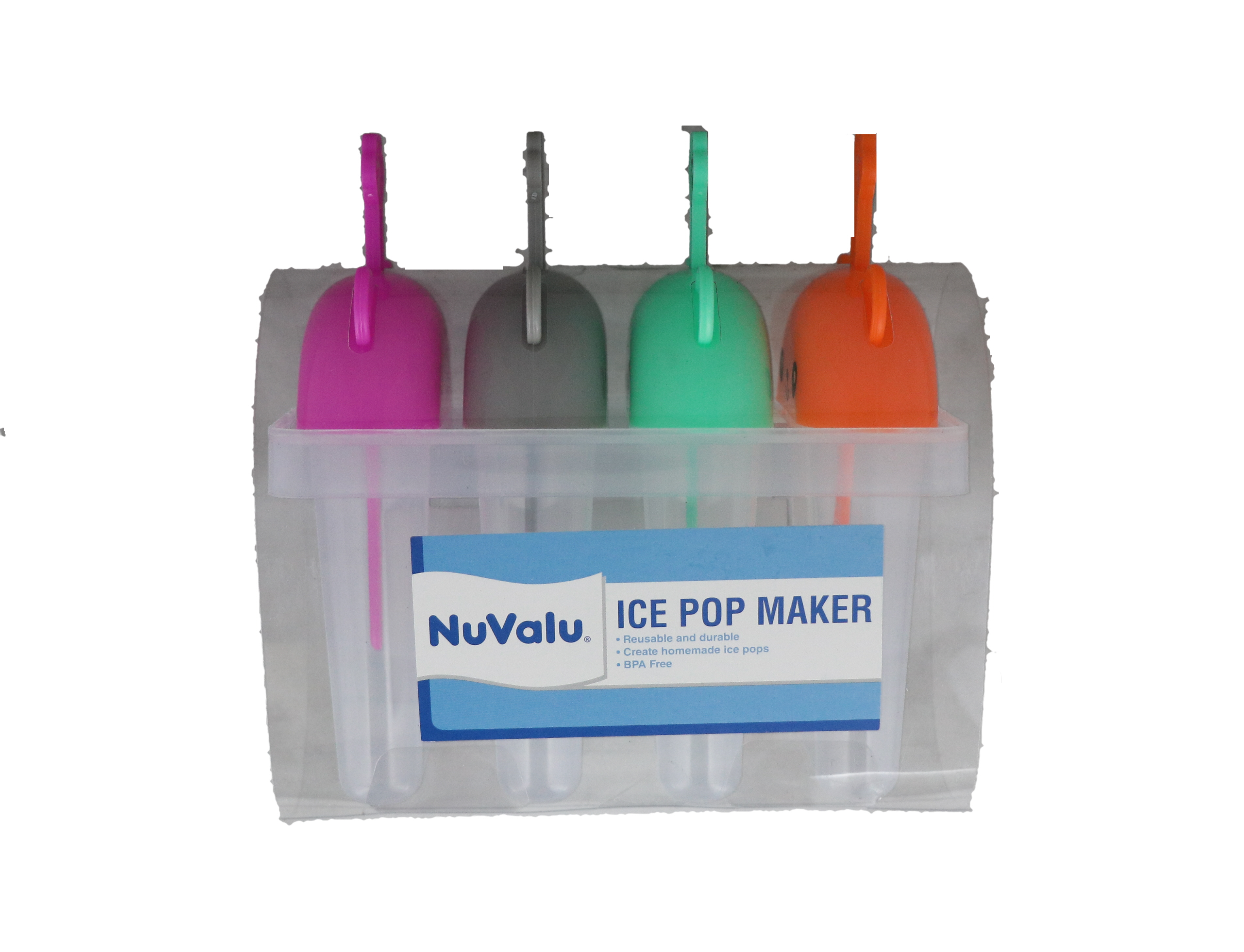 NUVALU ICE LOLLY MAKER ASST COLORS