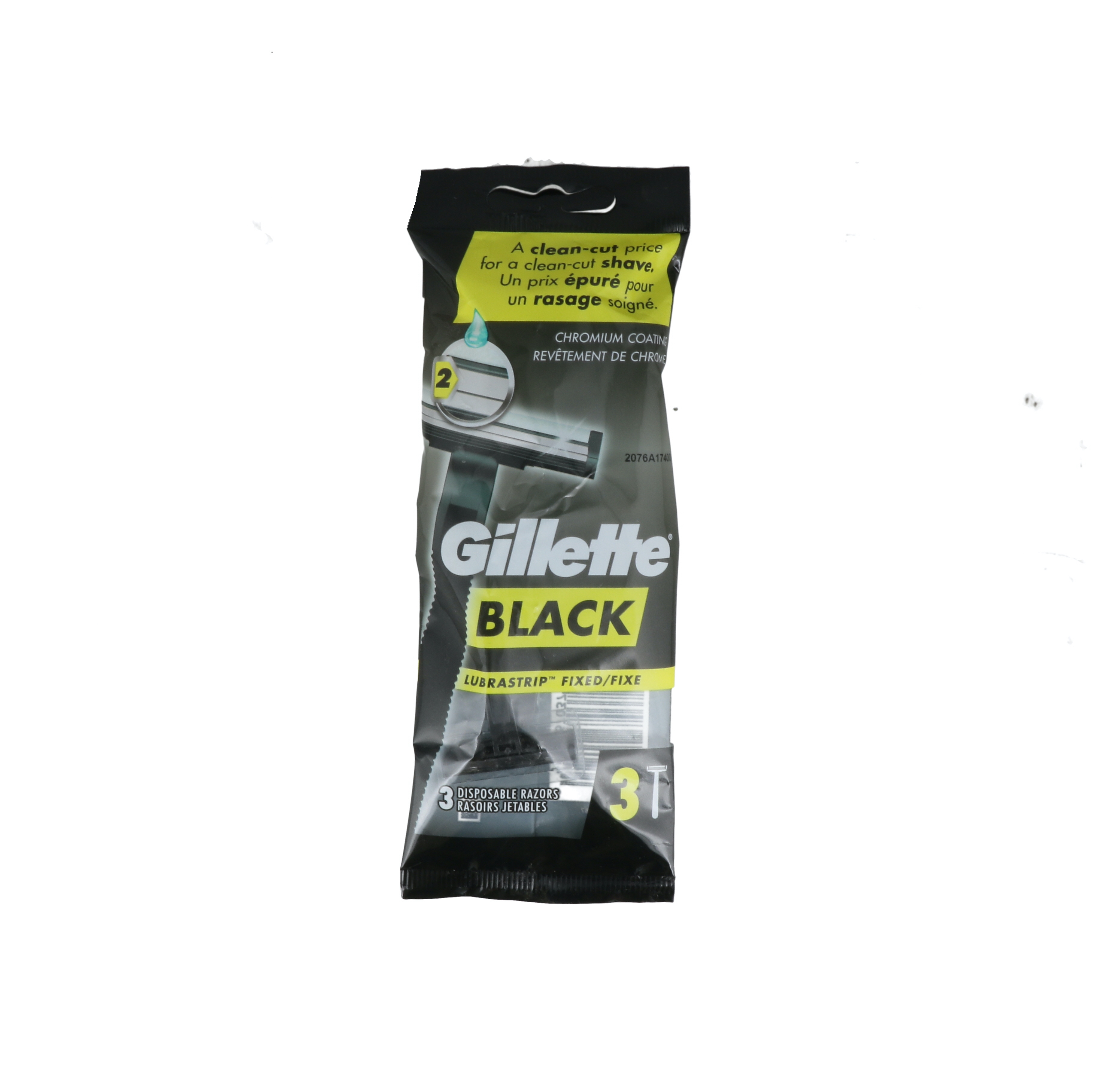 GILLETTE BLACK 3 PACK