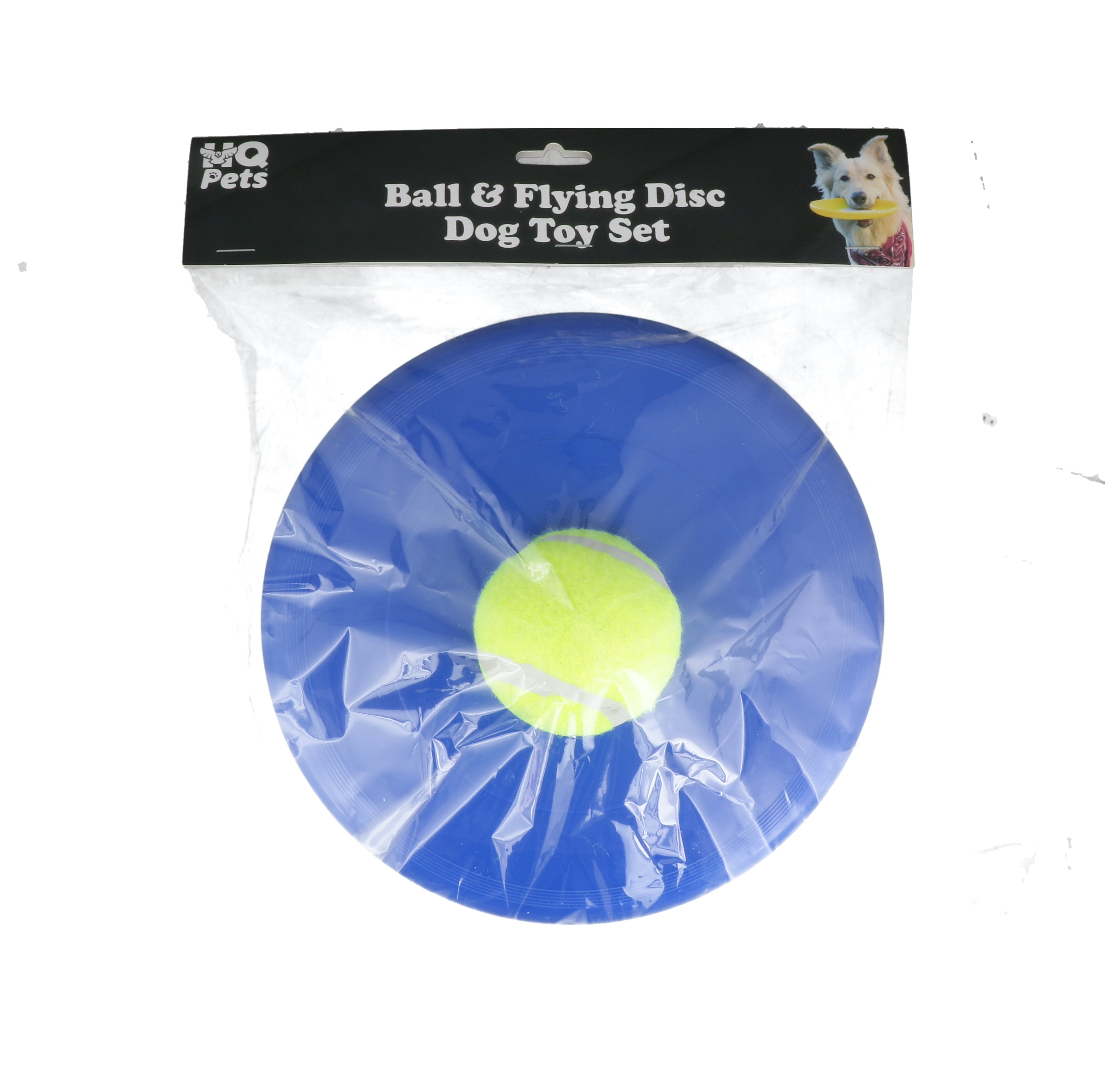 BALL AND FLYING DISC DOG TOY SET