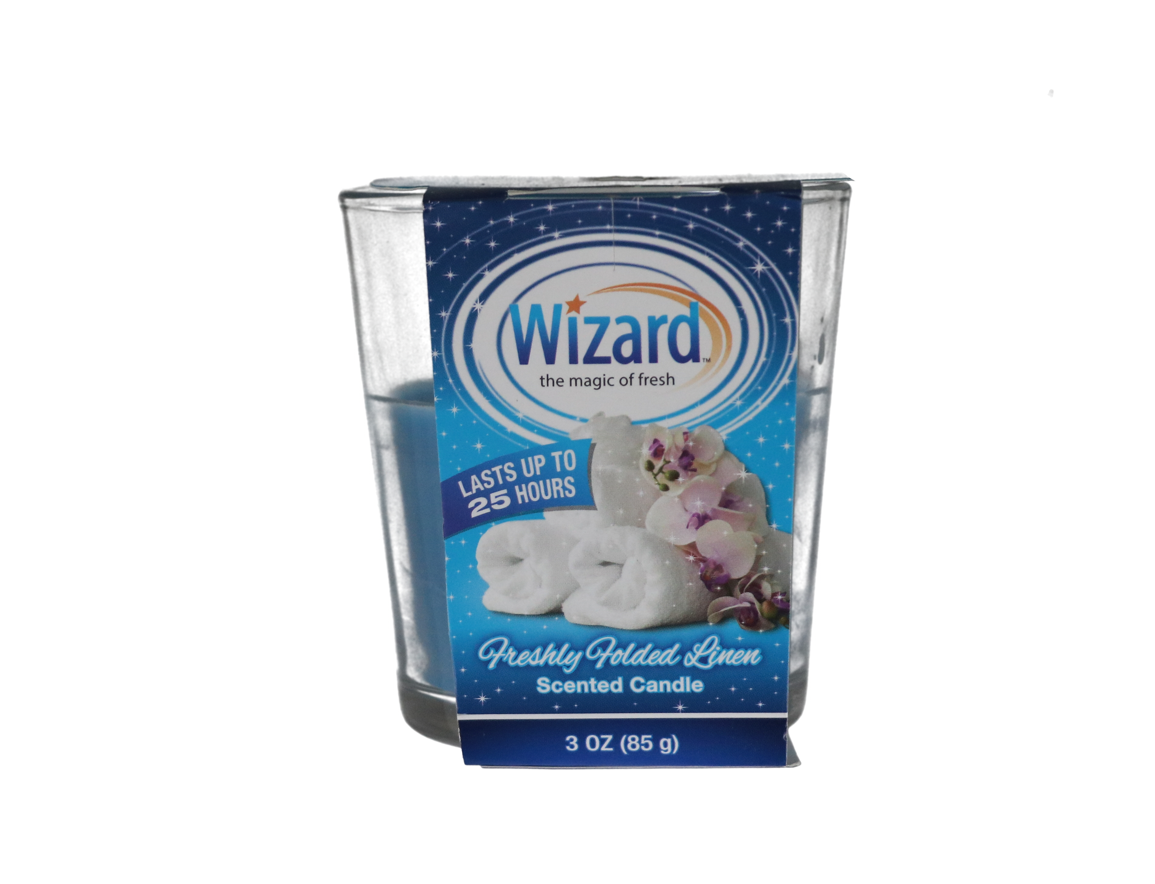 WIZARD FRESHELY FOLDED LINEN SCENTED CANDLE