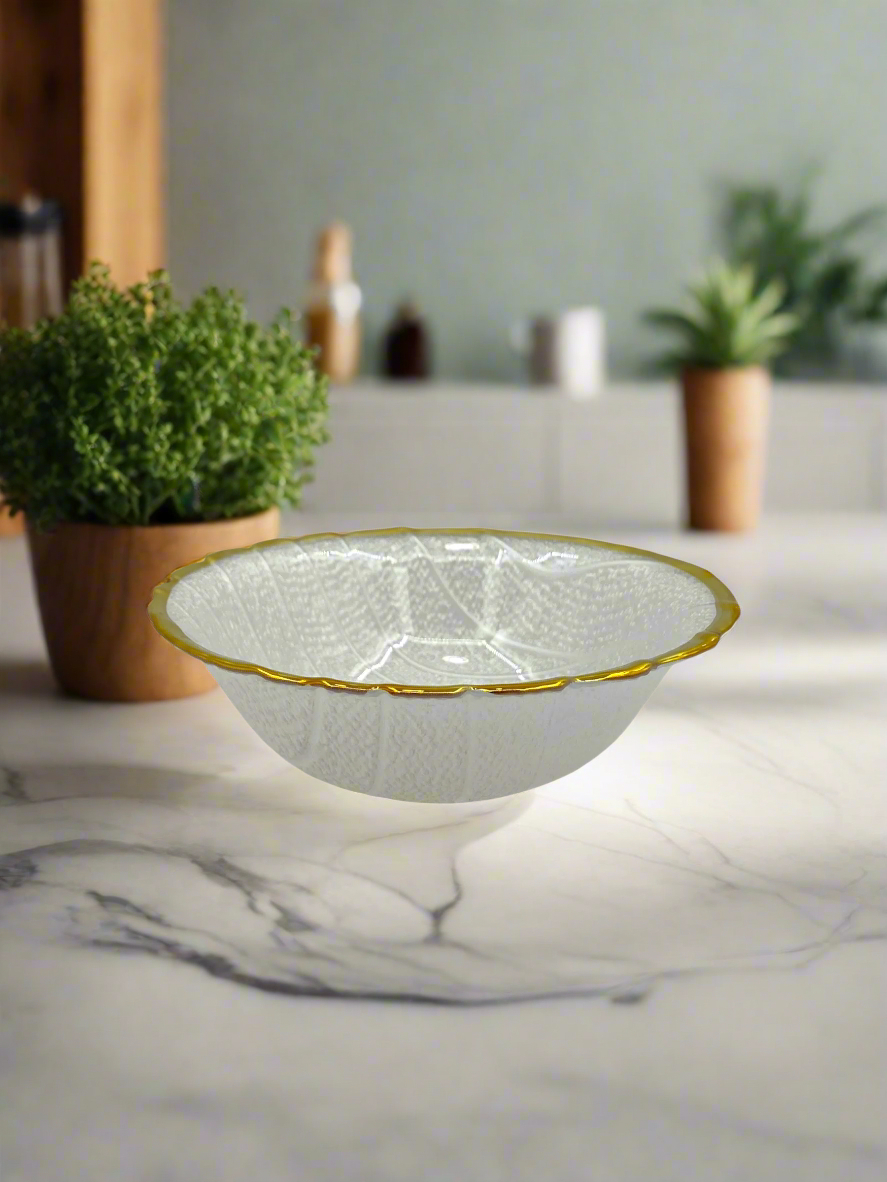 7.99 7 X 3 INCH GLASS BOWL RIM 