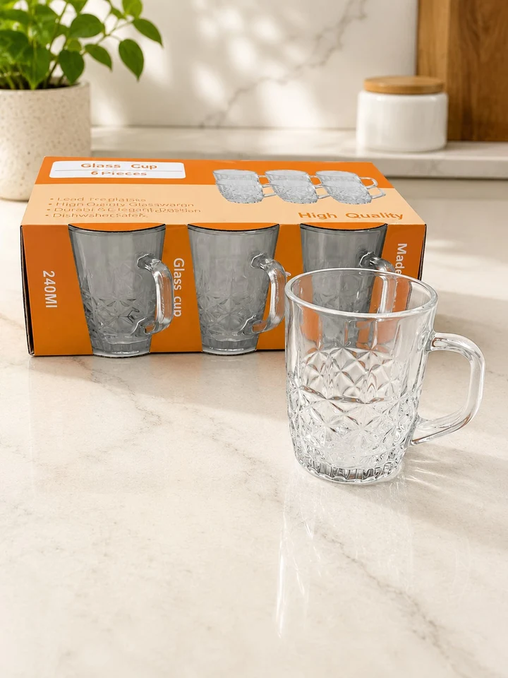6.99 6 PC TEA GLASS