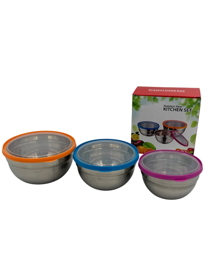 8.99 STAINLESS STEEL KITCHEN SET 