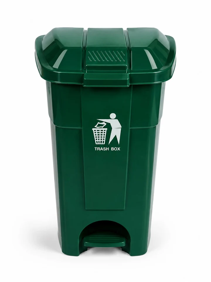 29.99 18GAL PEDAL TRASH CAN W/WHEELS