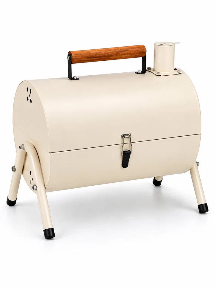 27.99 PORTABLE BBQ - WHITE