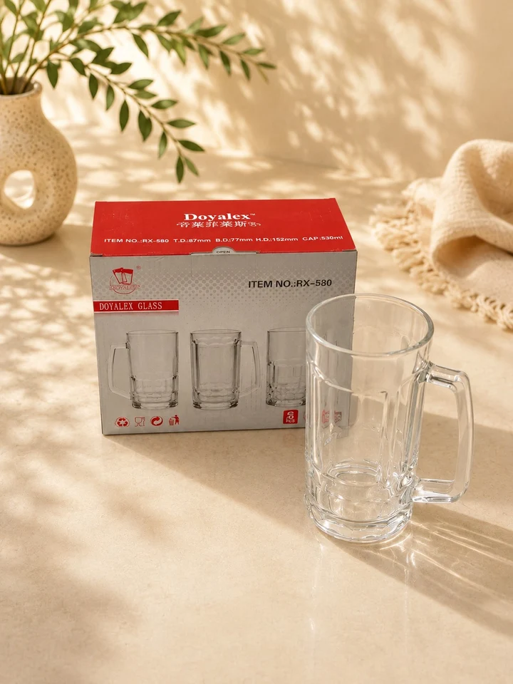3.49 18 OZ - 2 PC BEER GLASS