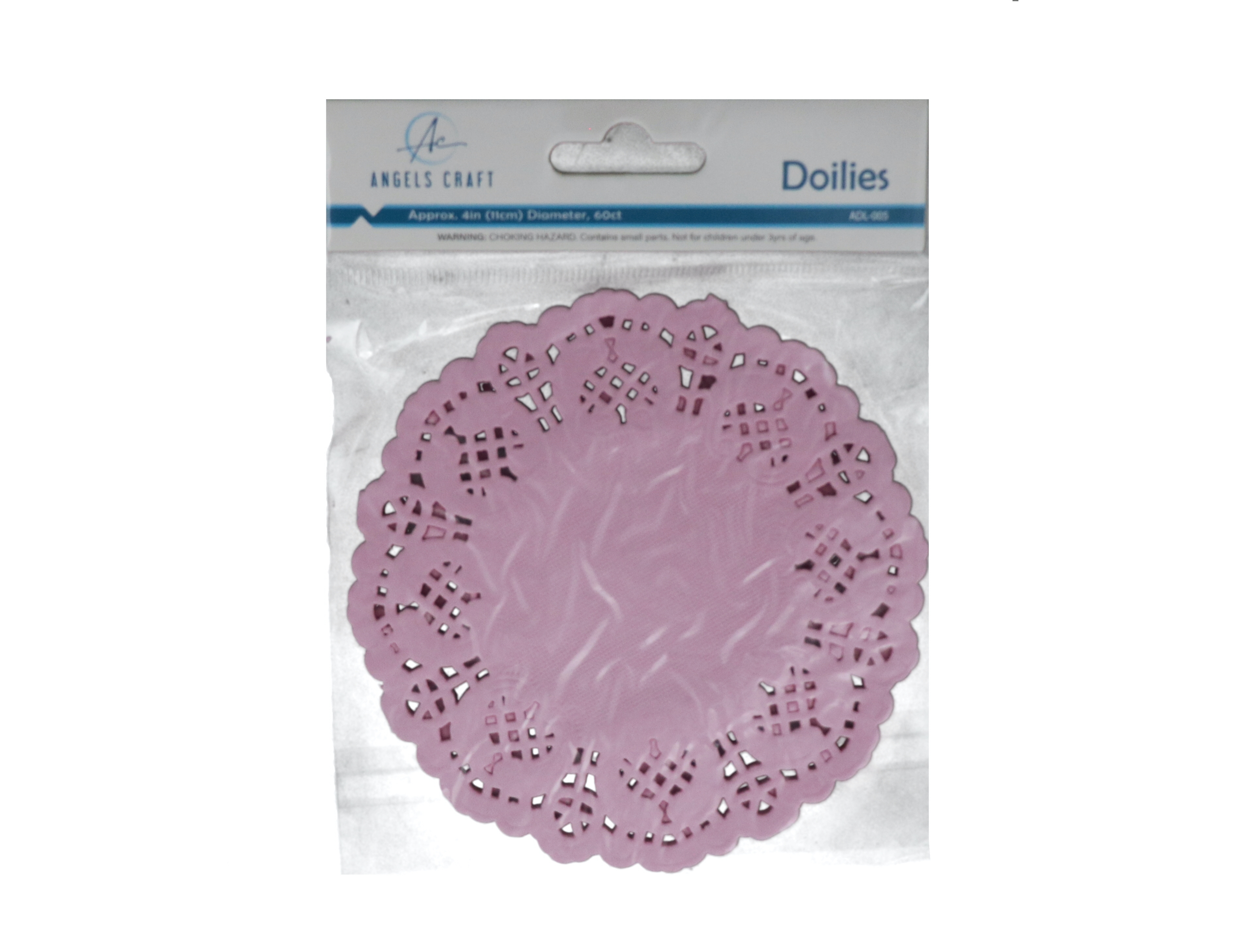 PINK DOILIES 4 INCH 30 COUNT