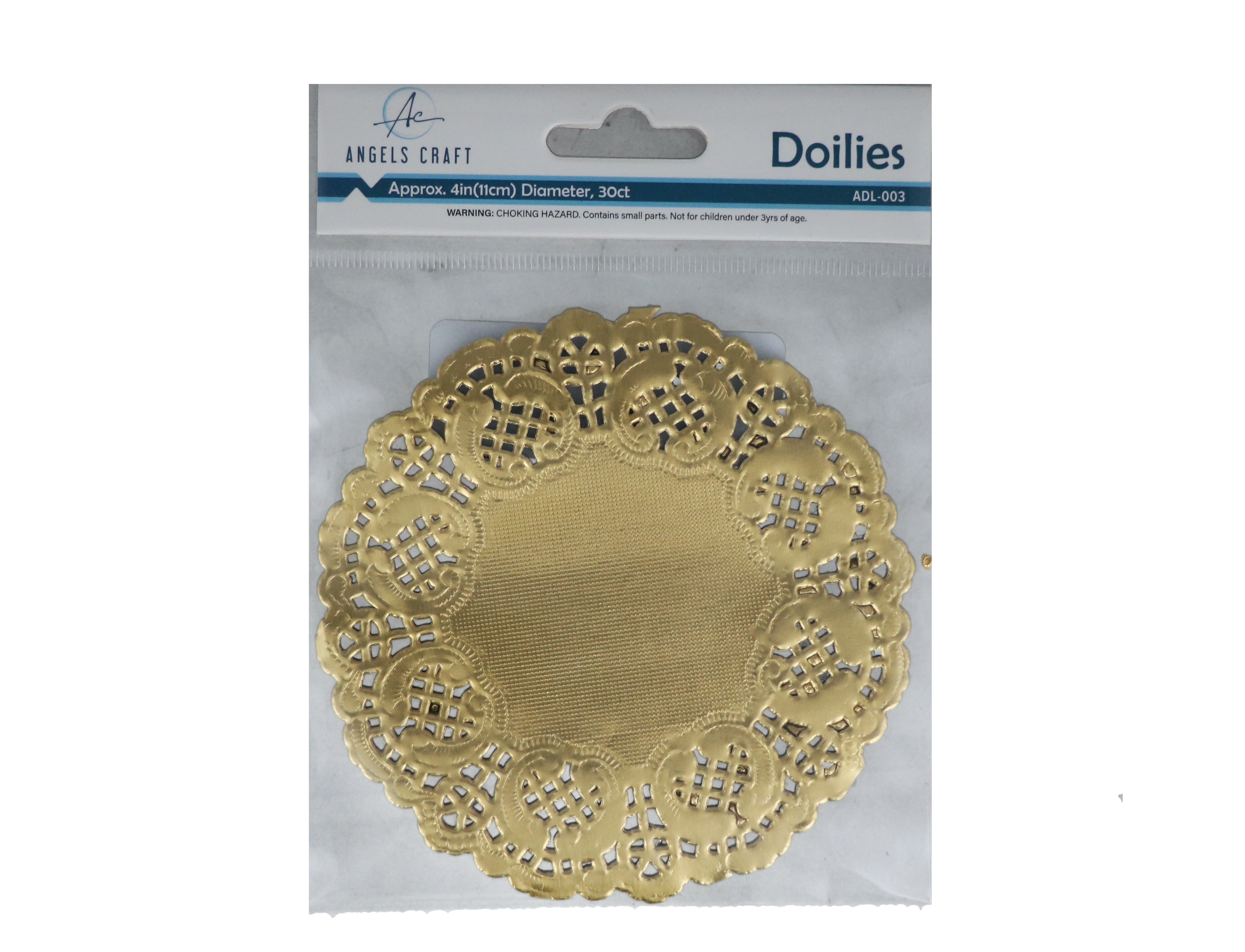 GOLD DOILIES 4 INCH 30 COUNT