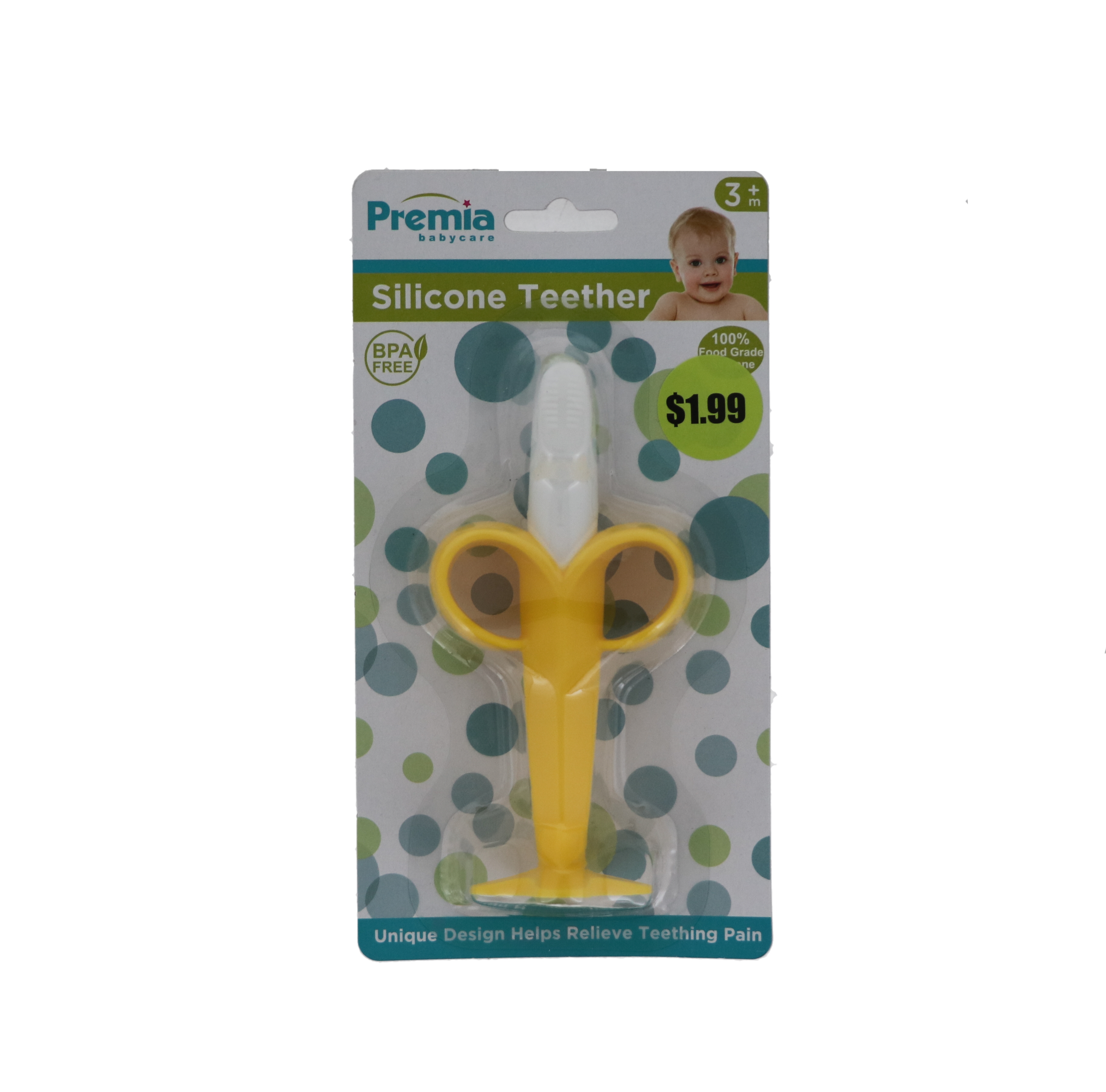 1.99 SILICONE TEETHER 