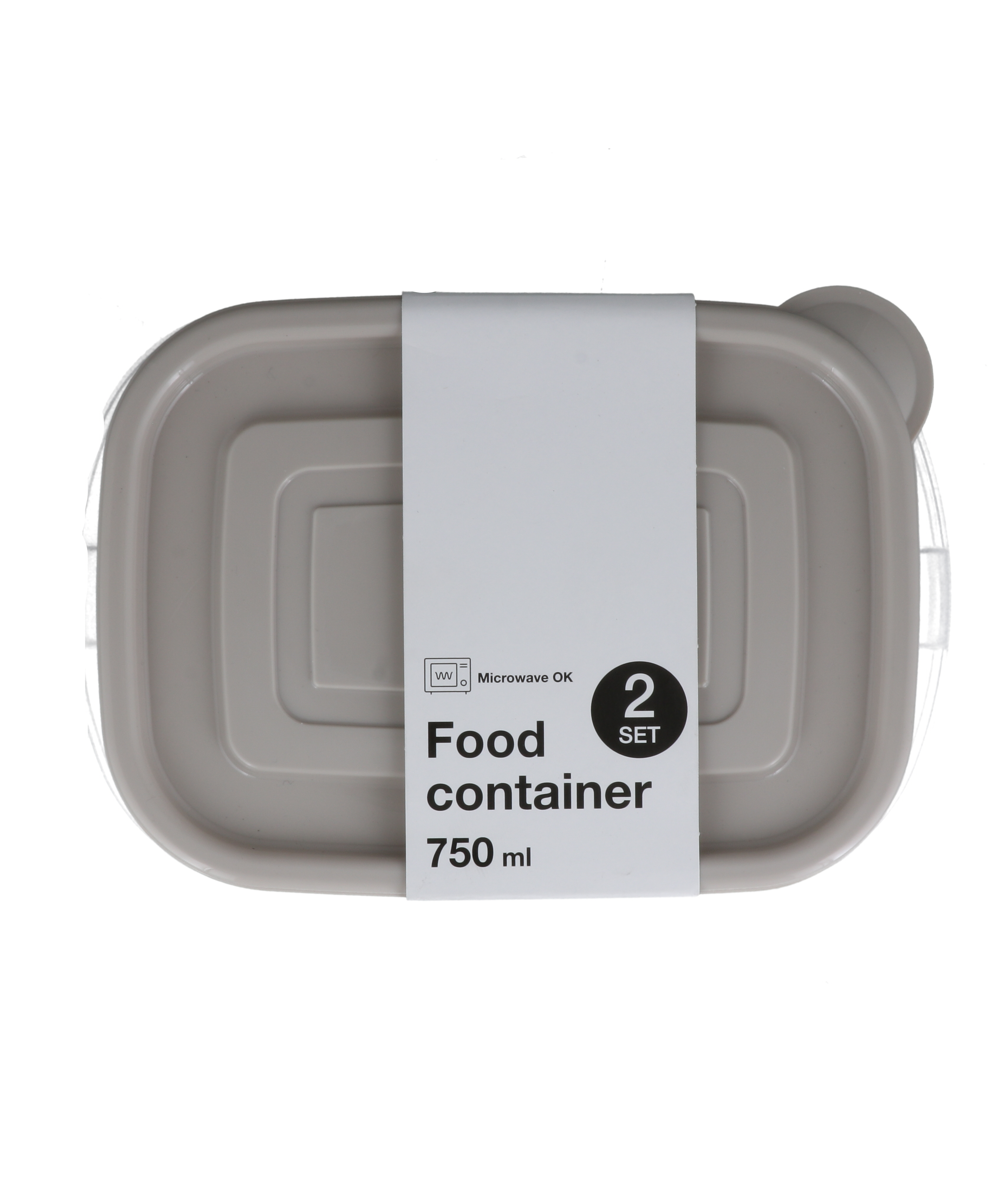 PLASTIC RECTANGLE FOOD CONTAINER