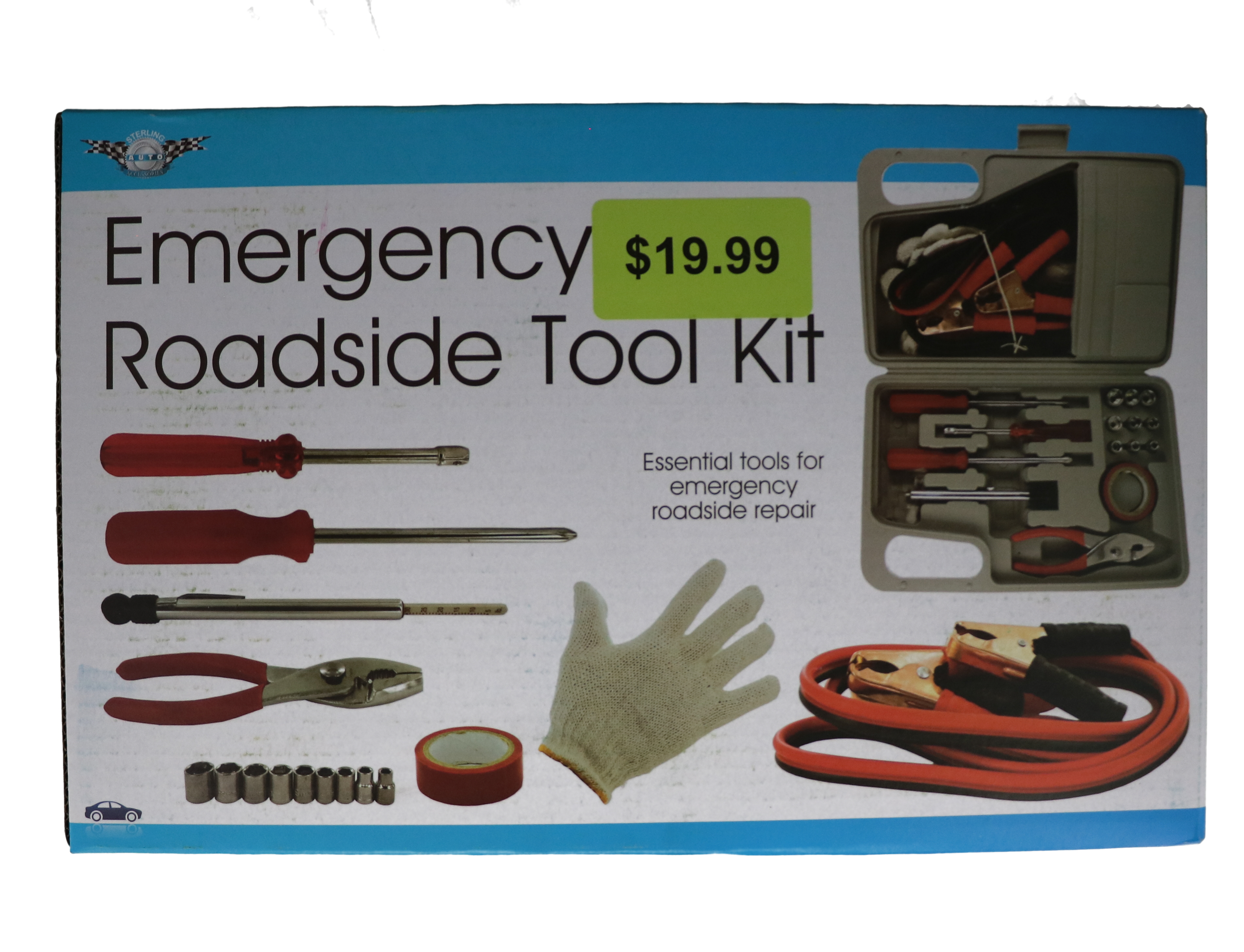 19.99 EMERGENCY ROADSIDE TOOL KIT