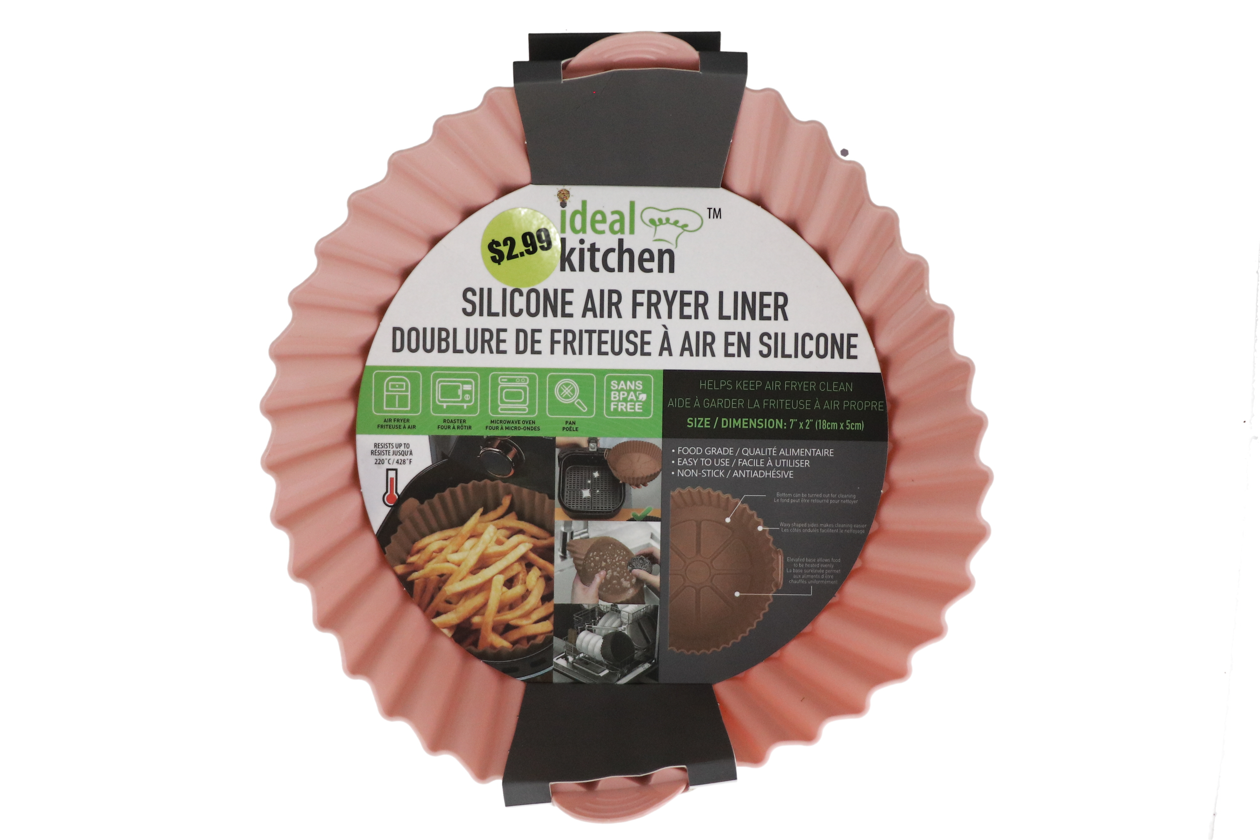 2.99 SILICONE AIR FRYER LINER