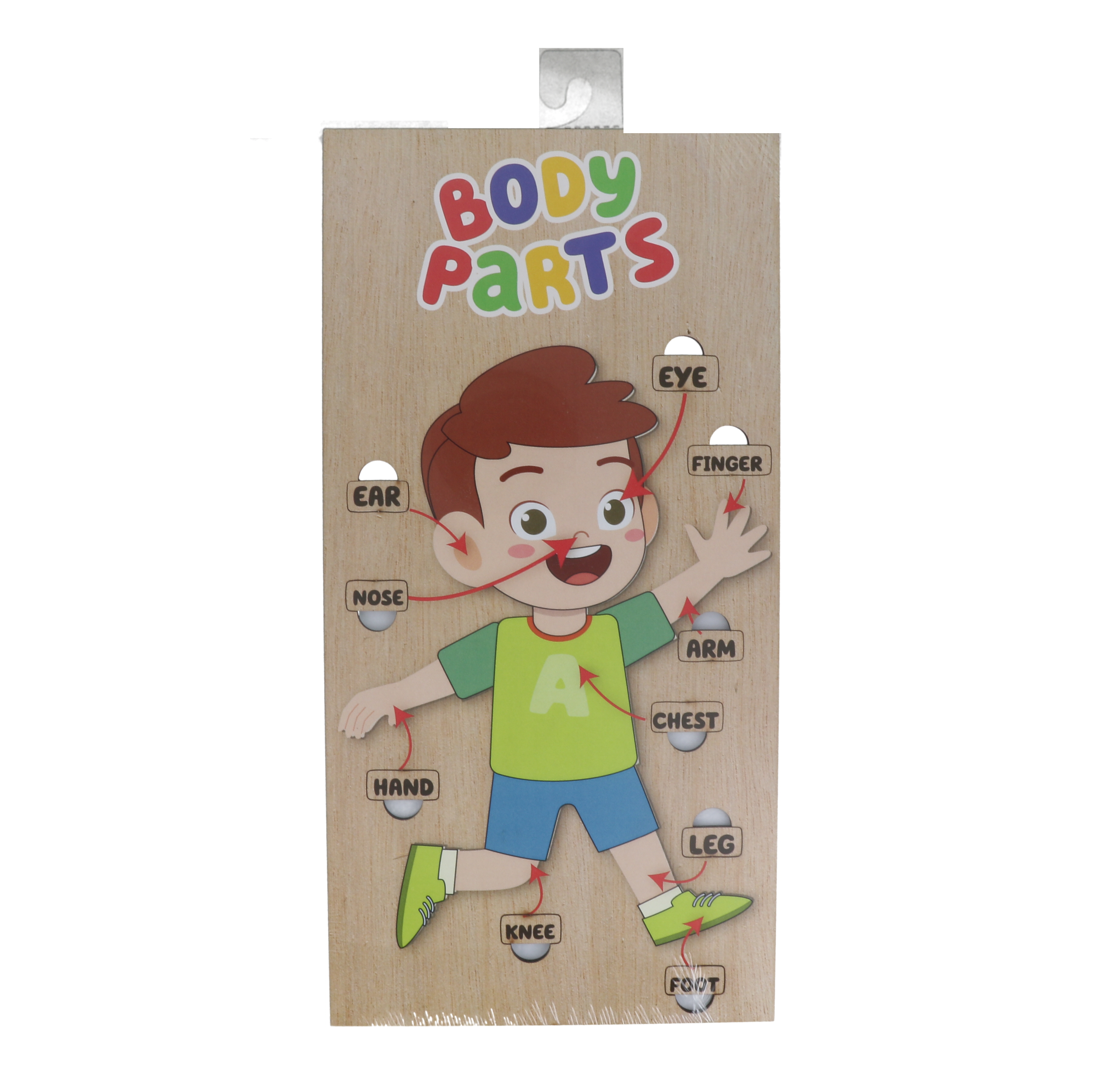 WOODEN BODY PARTS/ BOY LEARNING BOARD GAME