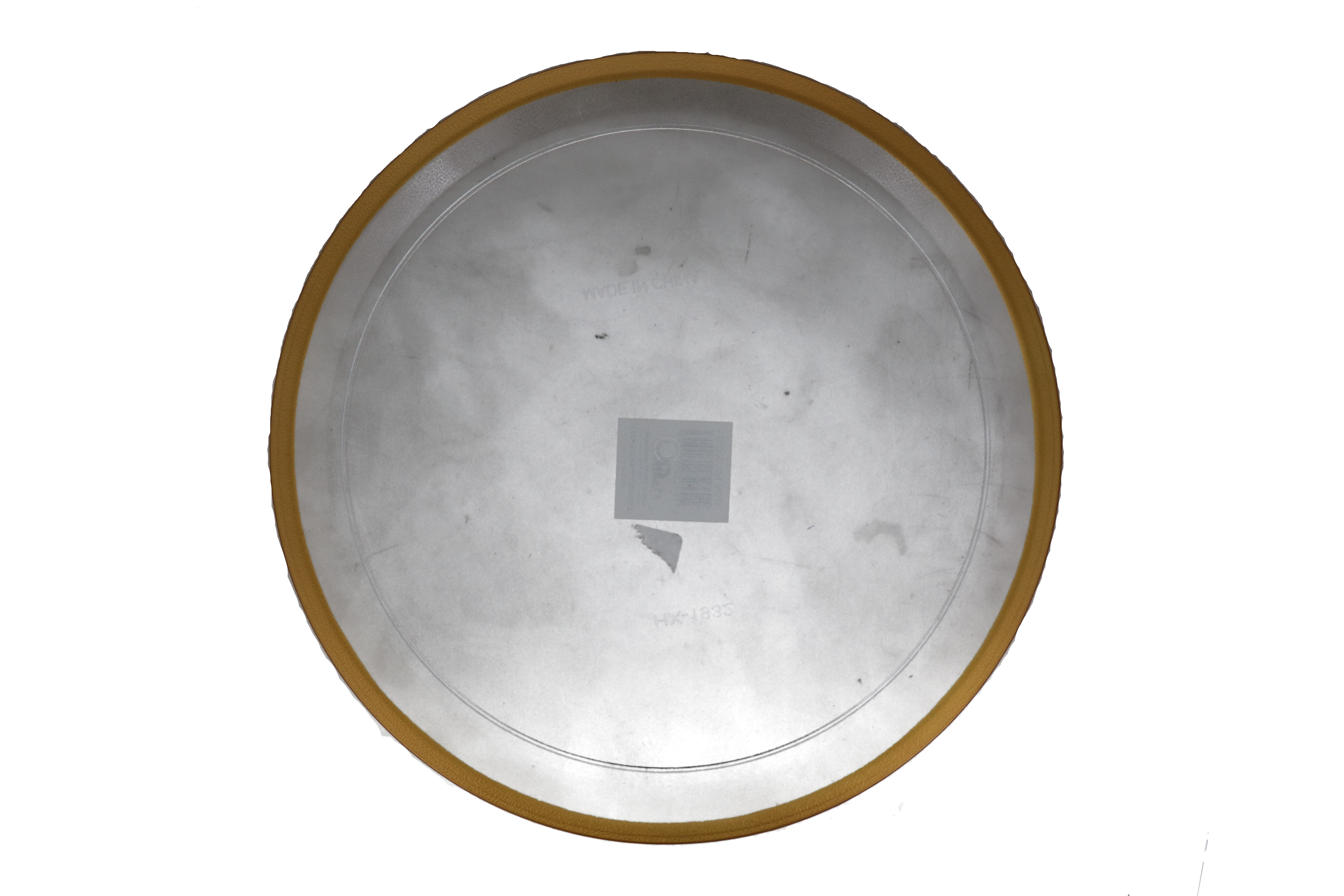 2.99 ROUND CLEAR SERVING TRAY 