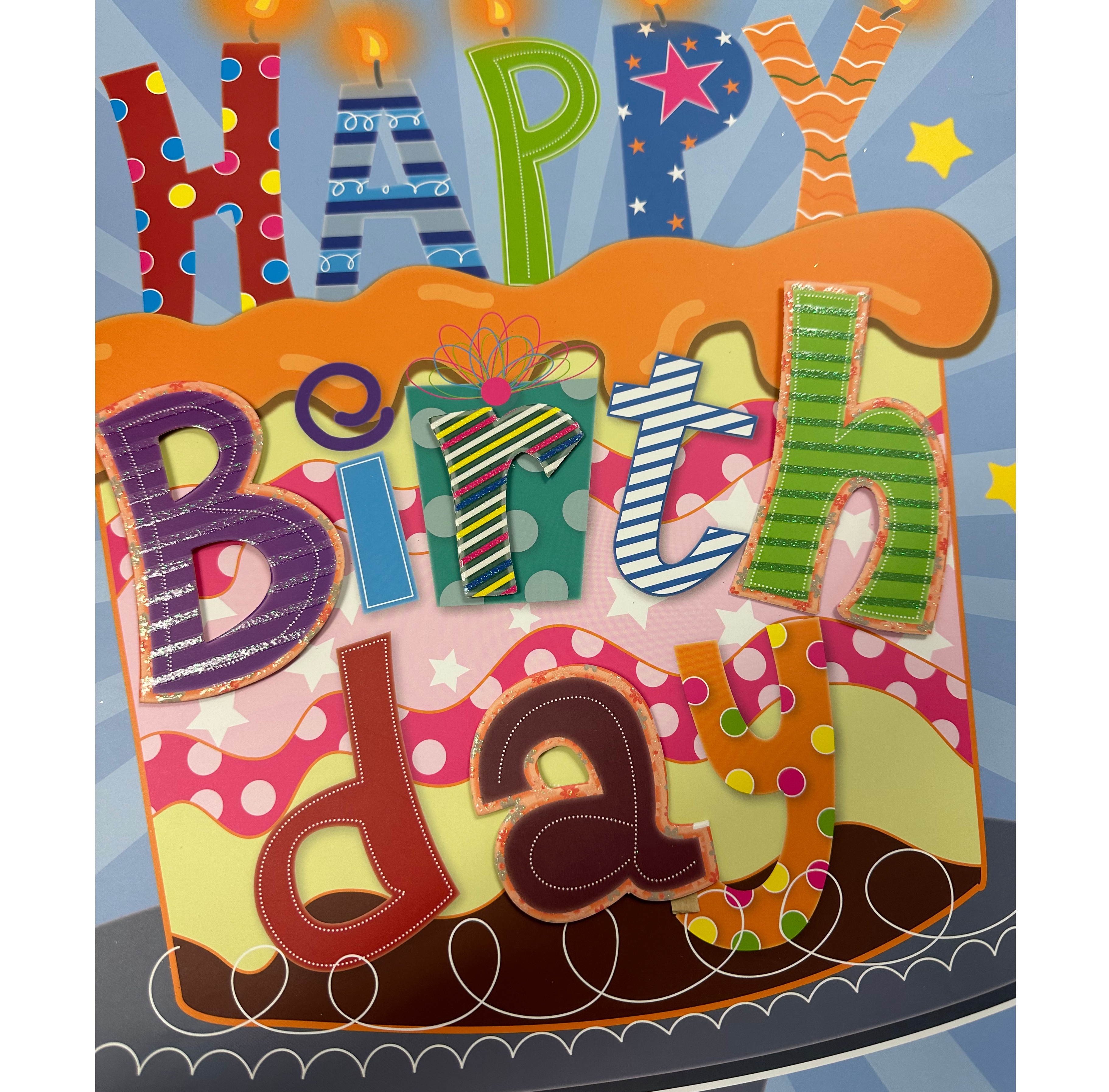 EXTRA LARGE HAPPY BIRTHDAY GIFT BAG