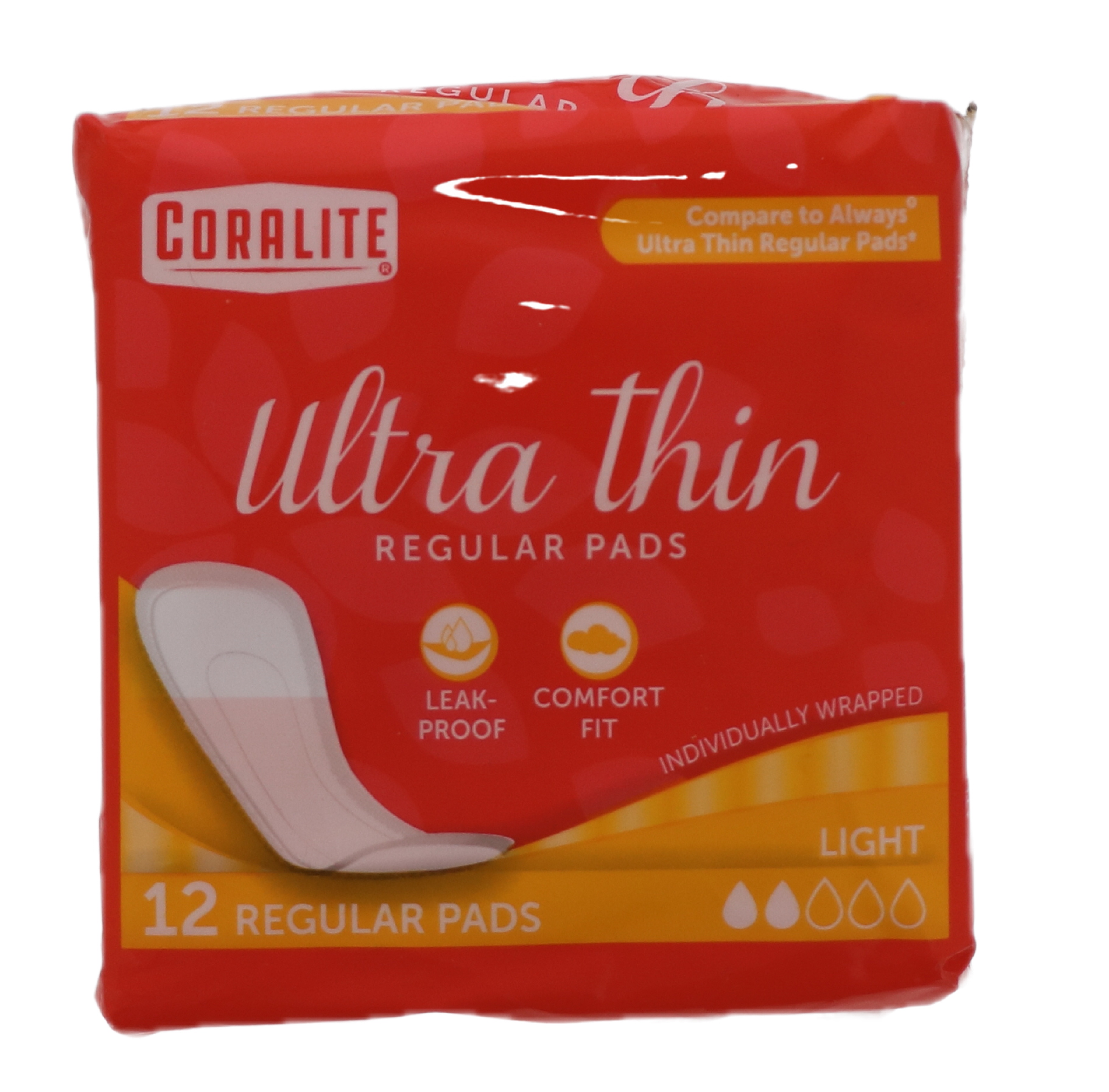 ULTRA THIN REGULAR PADS 12 COUNT  