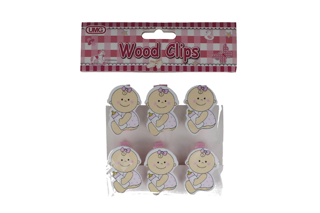 PINK BABY CLIP 6 PACK XXX