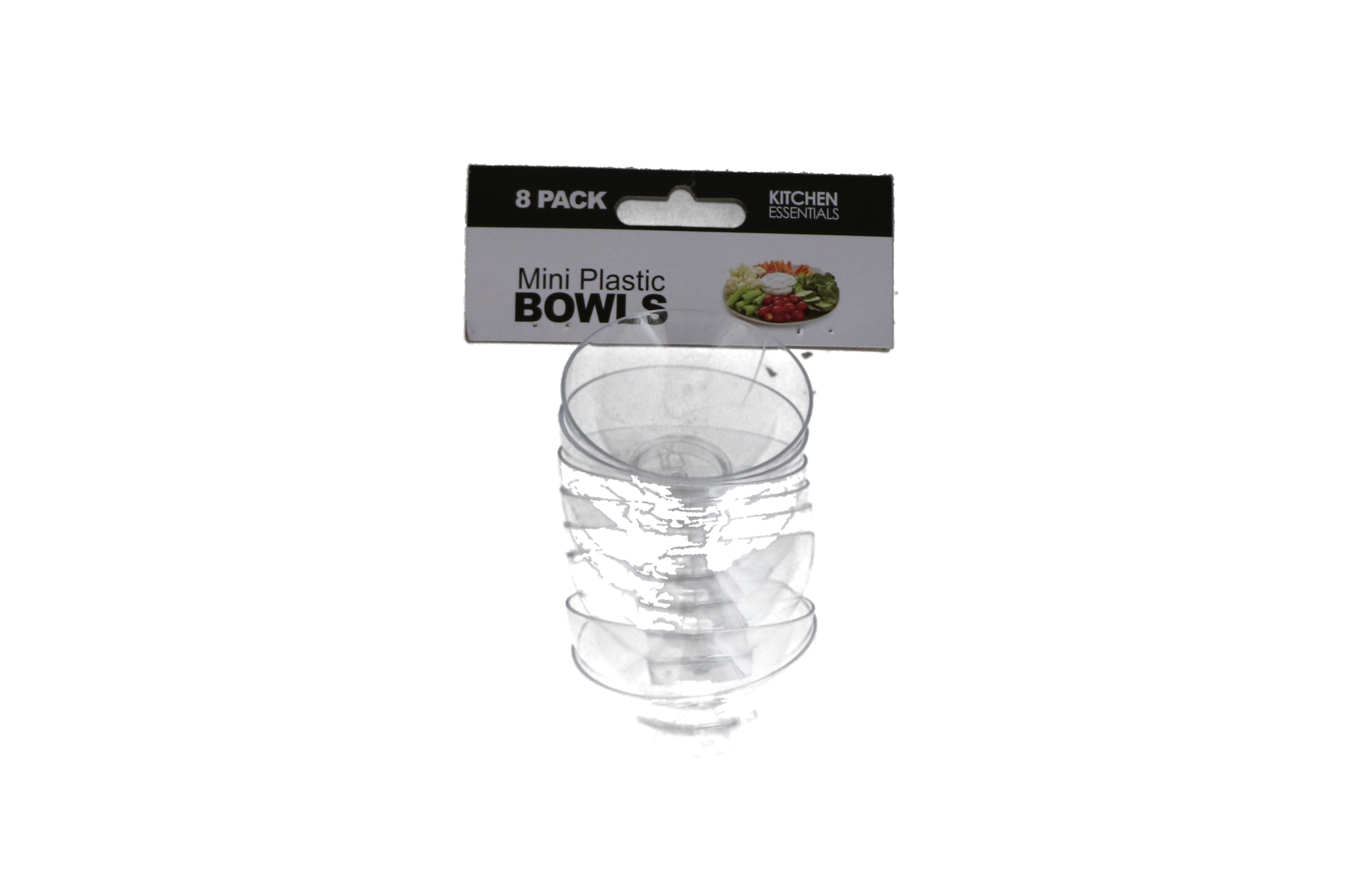 Mini Plastic Bowls 8 Pack  