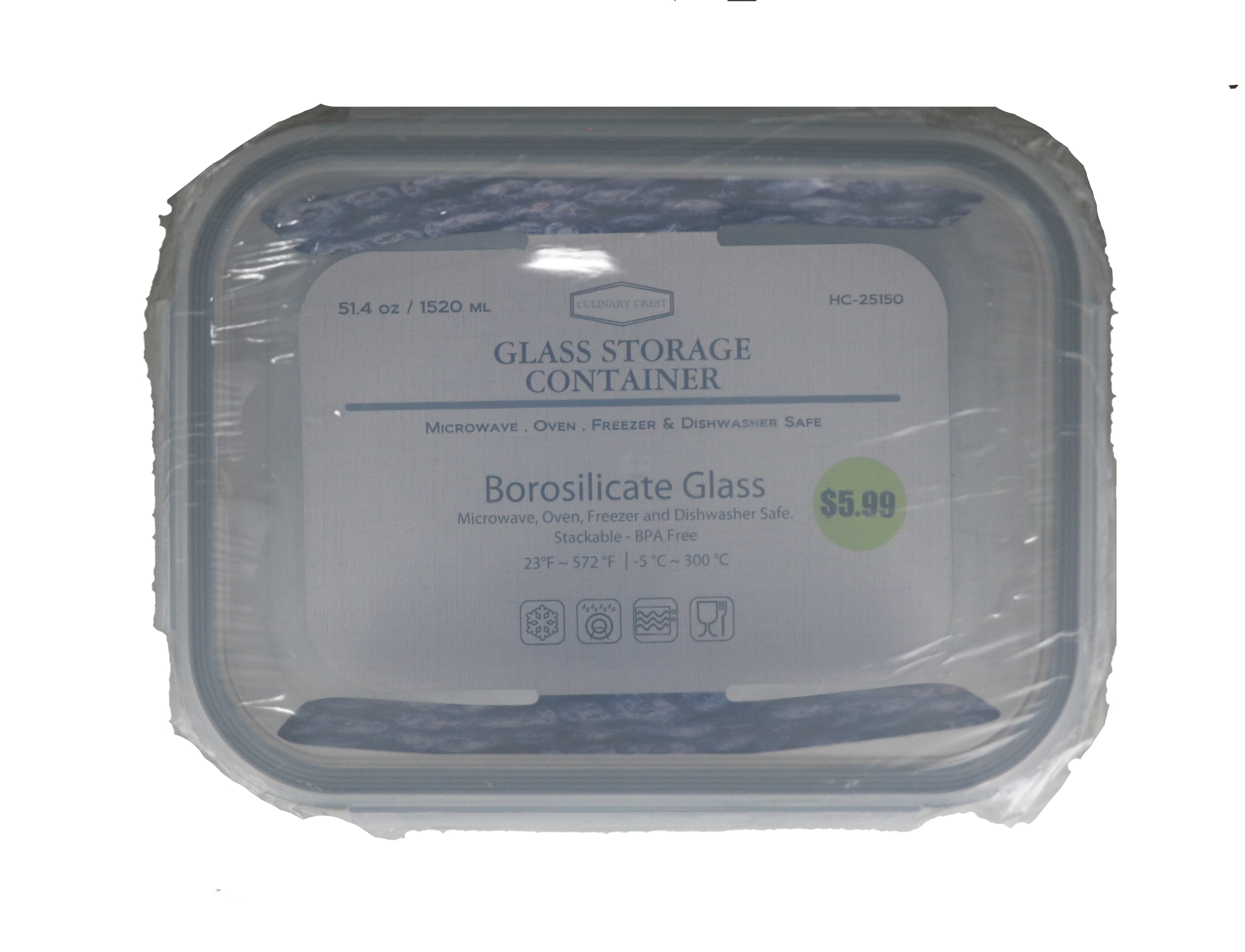 5.99 BOROSILICATE GLASS 51.4 OZ
