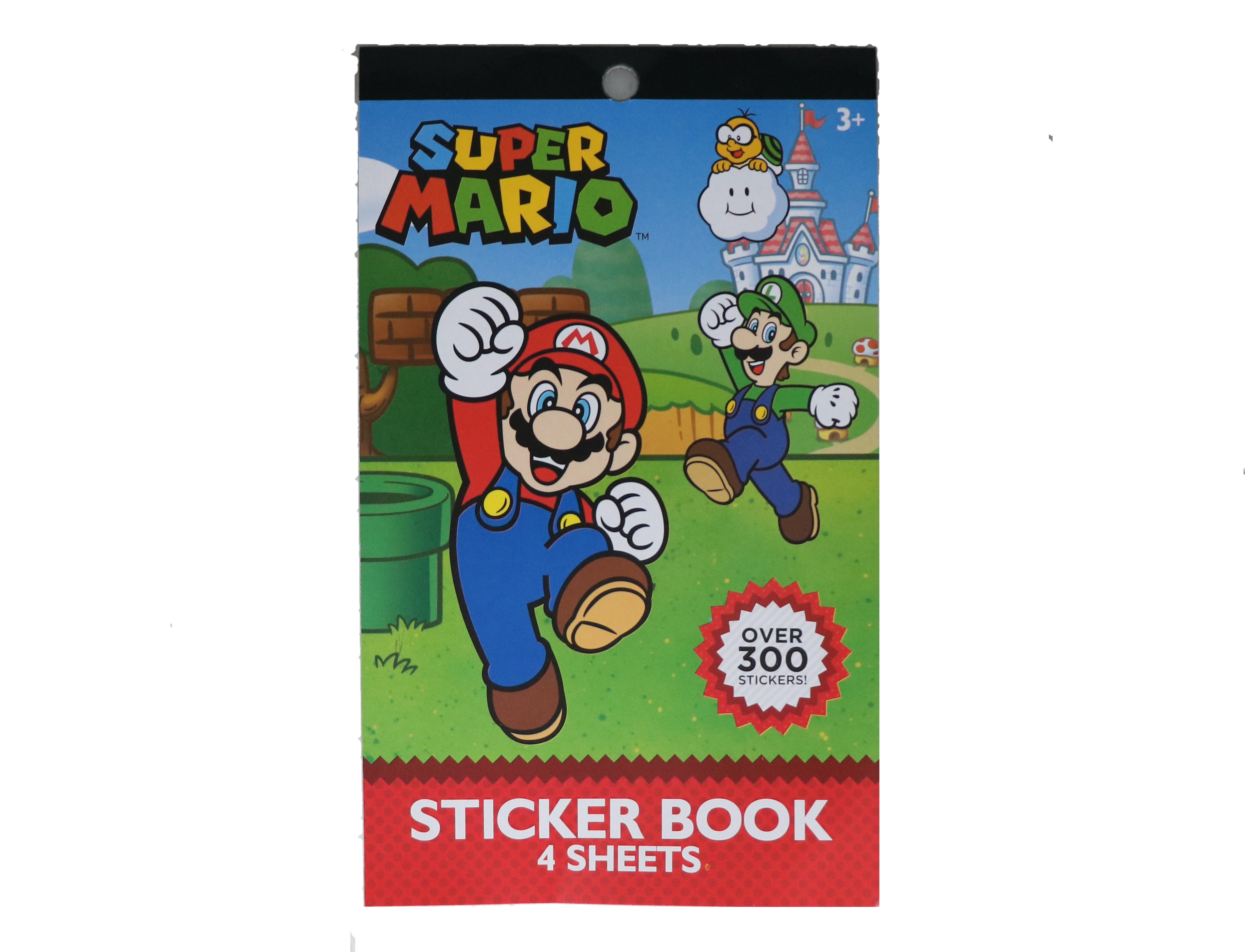 SUPER MARIO STICKER BOOK 4 SHEETS