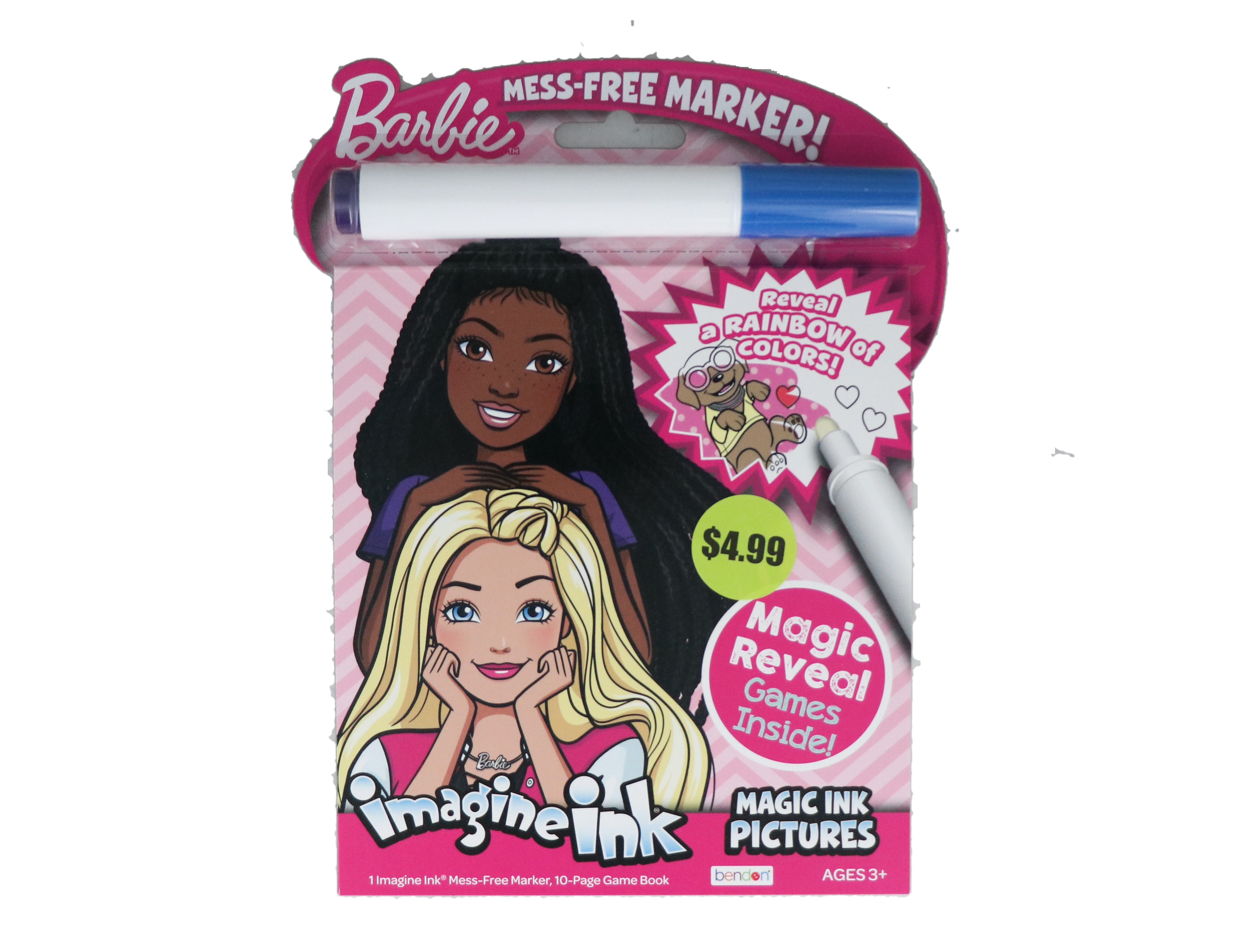 4.99 BARBIE MESS FREE IMAGINE INK