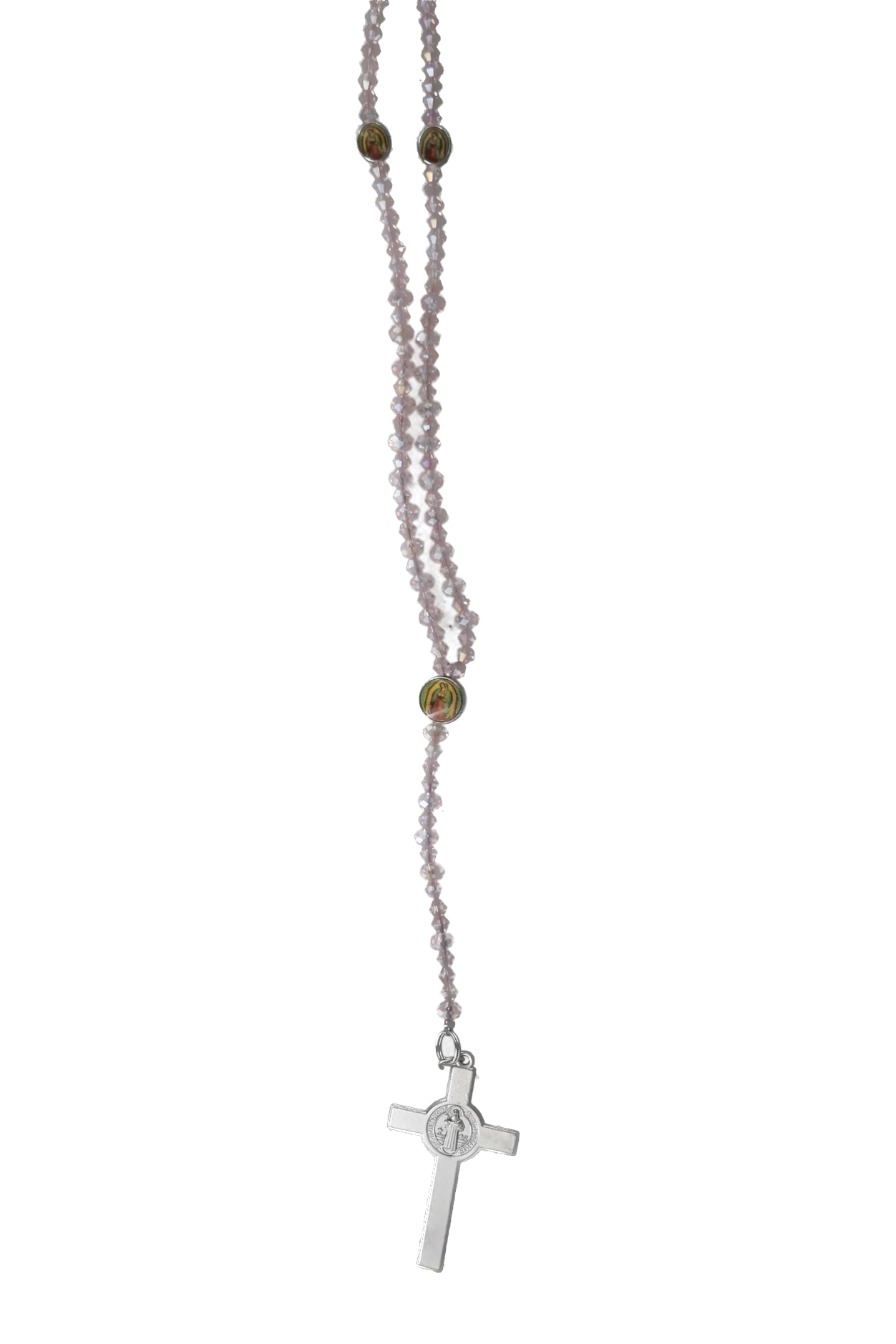 1.99 ROSARY GUADALUPE CRYSTAL