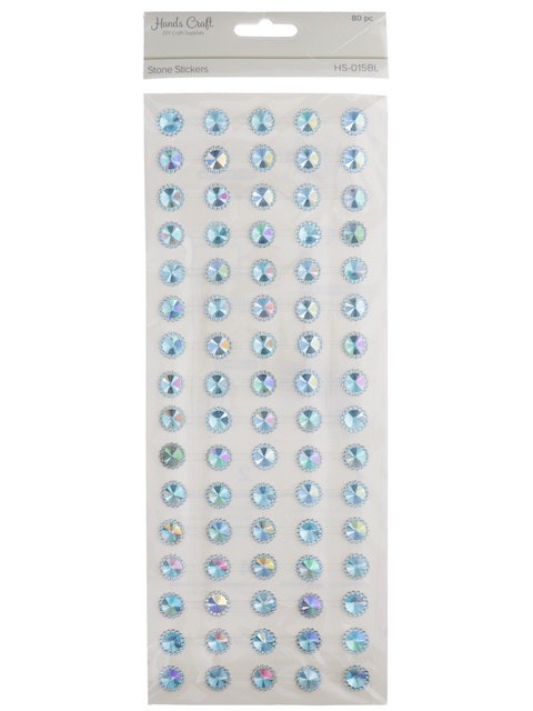 STONE STICKERS 12 BLUE  