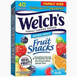 WELCHES FRUIT SNACKS