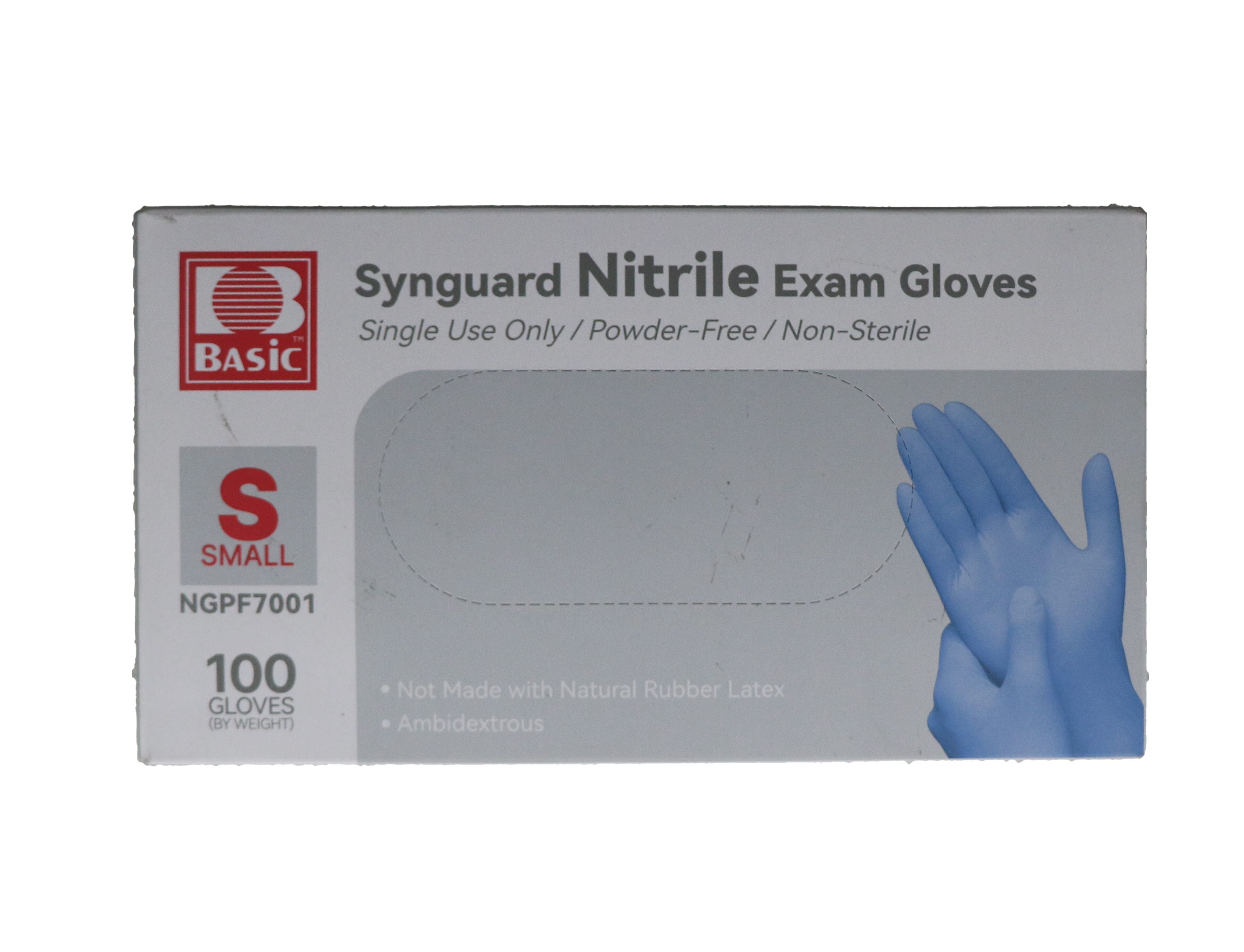 4.99 SMALL SYNGUARD NITRILE EXAM GLOVES