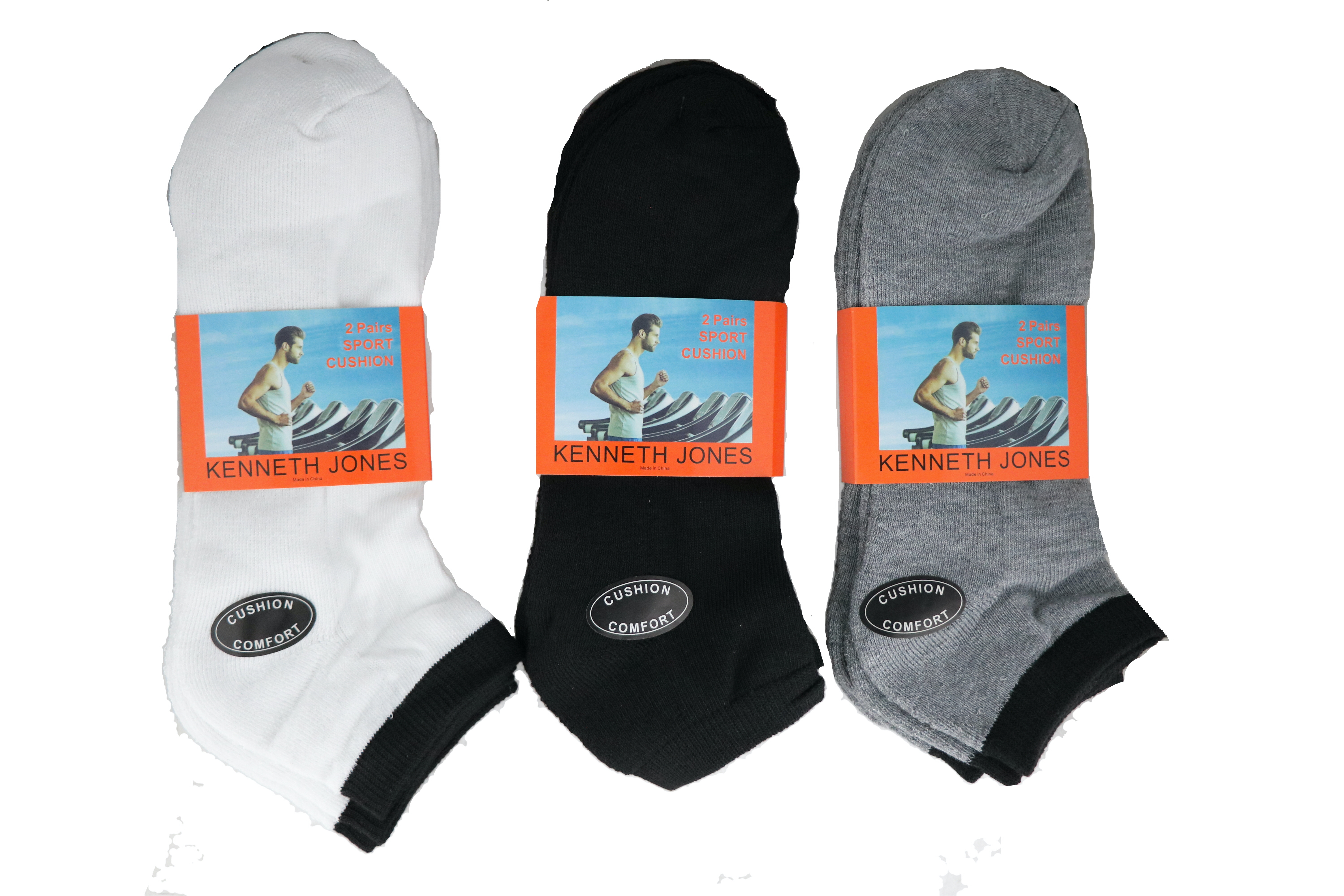 1.99 2 PAIRS SPORT CUSHION SOCKS