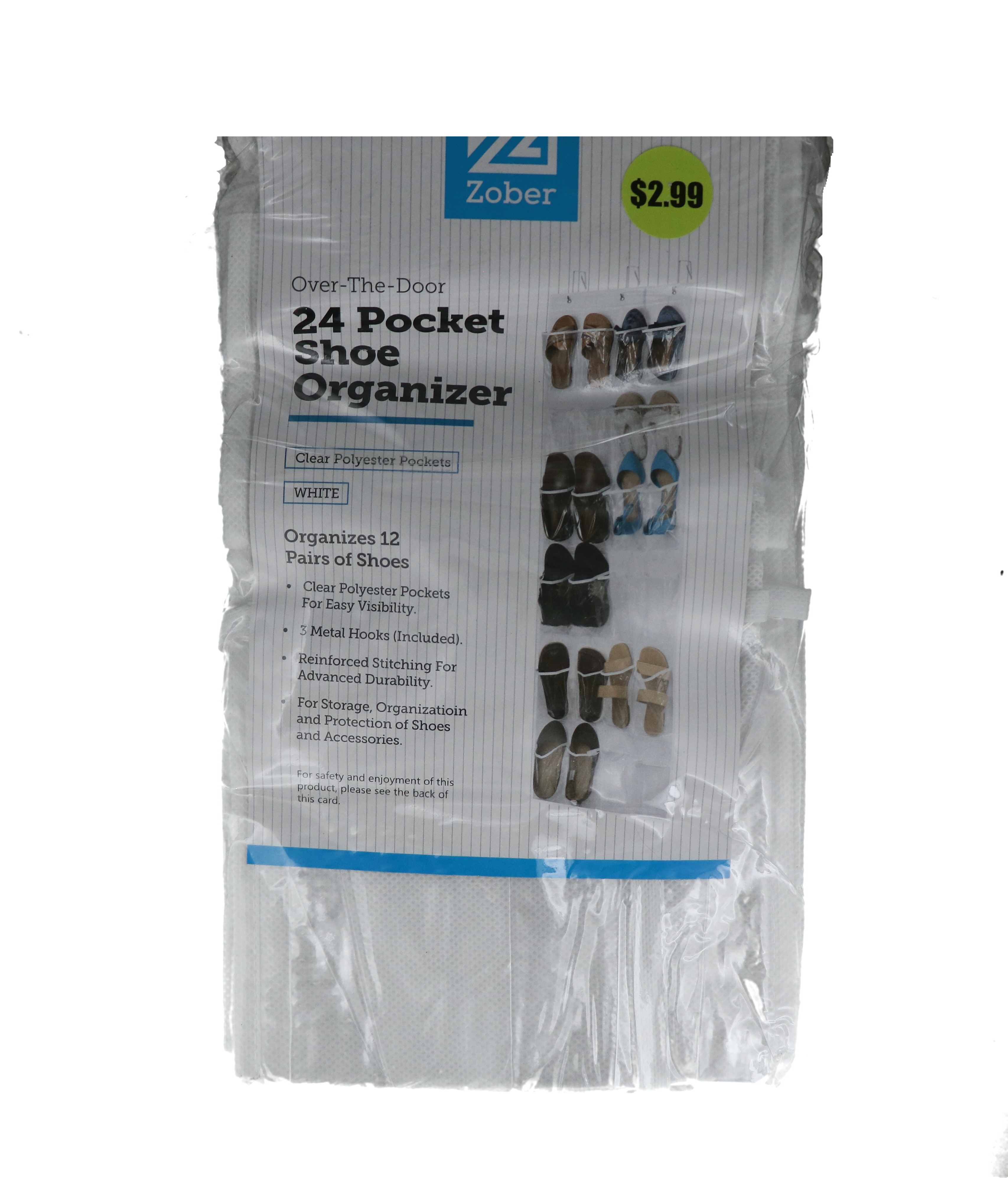 2.99 24 POCKET SHOE ORGANIZER