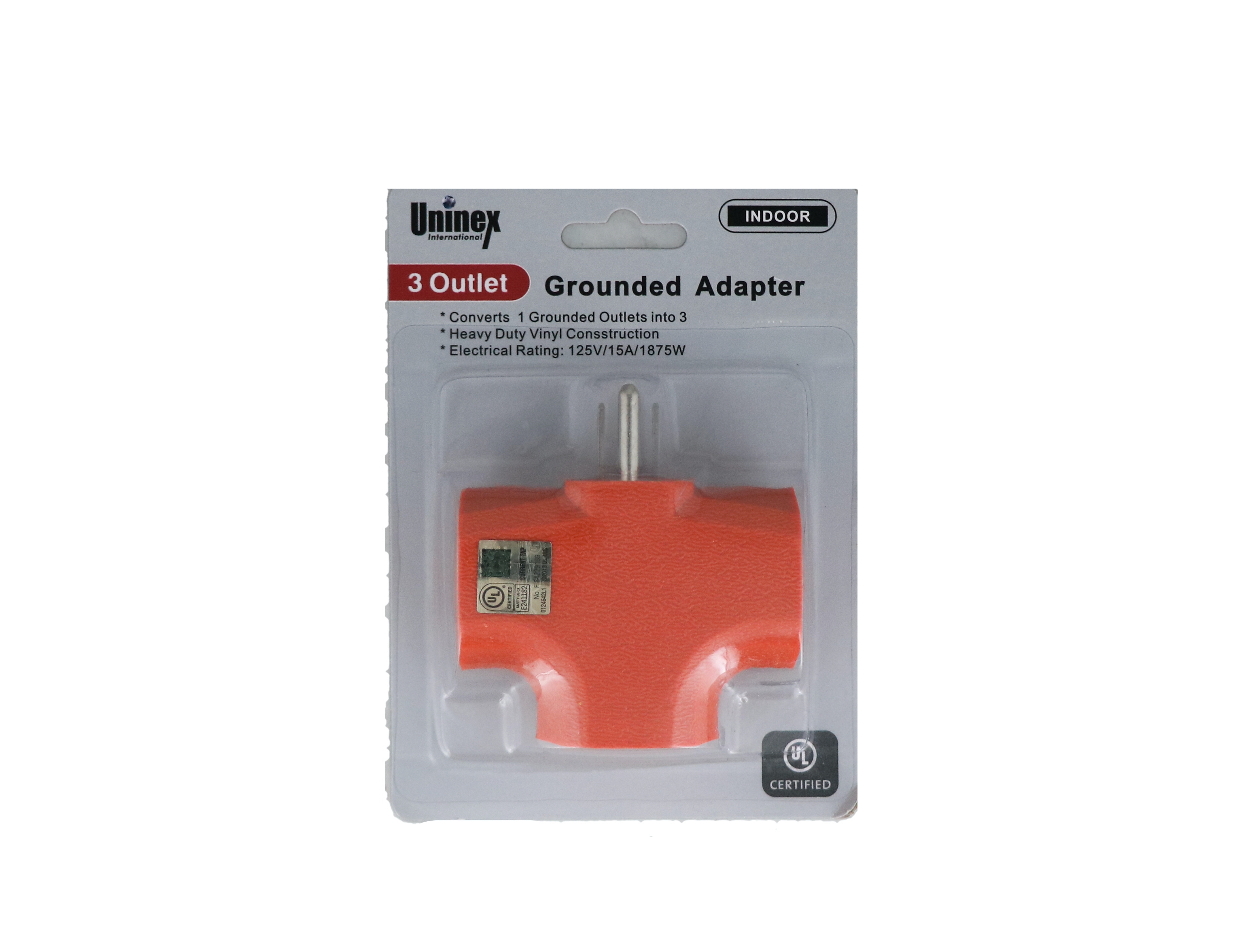 1.99 3 OUTLET GROUNDED ADAPTER 